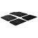 Tapis en caoutchouc pour Renault Clio II 1998-2005 (T-Design 4 pièces)