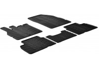 Tapis en caoutchouc pour Renault Scenic III 2009- (T-Design 5 pièces)