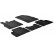 Tapis en caoutchouc pour Renault Scenic III 2009- (T-Design 5 pièces)