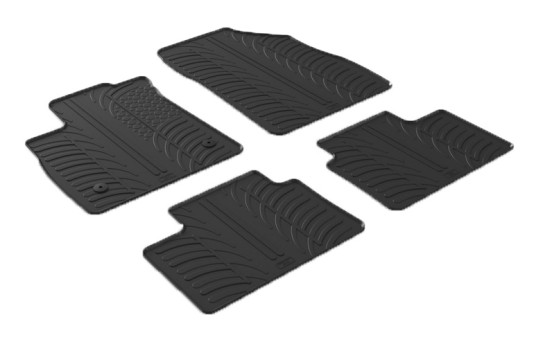 Tapis en caoutchouc pour Renault Talisman Sedan 3/2016- (4 pièces)