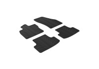 Tapis en caoutchouc pour Skoda Karoq 7/2017- (T-Design 4 pièces)
