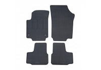 Tapis en caoutchouc pour Volkswagen e-Up / Skoda e-Citigo / Seat e-Mii 2019- (4 pièces + système de montage