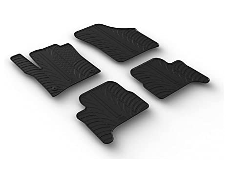 Tapis en caoutchouc pour Volkswagen e-Up / Skoda e-Citigo / Seat e-Mii 2019- (4 pièces)