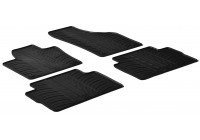 Tapis en caoutchouc pour Volkswagen Sharan 2010- / Seat Alhambra 5 portes 2010- (T-Design 4 pièces)