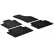Tapis en caoutchouc pour Volkswagen Sharan 2010- / Seat Alhambra 5 portes 2010- (T-Design 4 pièces)