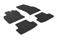 Tapis en caoutchouc pour Volkswagen T-Roc 12/2017- (profil en T 4 pièces)