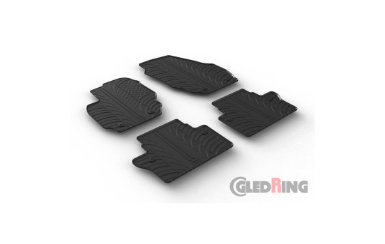 Tapis en caoutchouc pour Volvo V70/XC70 2007- 4 pièces, Image 2