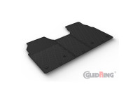 Tapis en caoutchouc sur mesure pour Ford Tourneo Custom 2023- (boîte de vitesses manuelle, siège/siège) (profil G 3 p