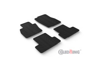 Tapis en caoutchouc sur mesure pour Mazda CX-60 Hybrid 2022- (profil T 4 pièces)