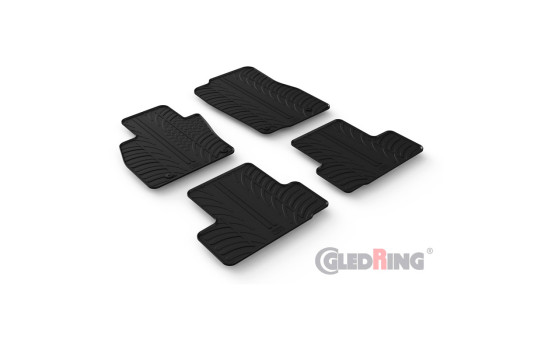 Tapis en caoutchouc sur mesure pour Mazda CX-60 Hybrid 2022- (profil T 4 pièces), Image 2