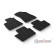 Tapis en caoutchouc sur mesure pour Renault Austral-e E-Tech Hybrid 2022- (profil T en 4 parties)