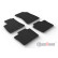 Tapis en caoutchouc sur mesure pour Renault Rafale E-Tech Full Hybrid 2023- (profilé en T 4 pièces + clips de montage)