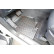 Tapis en caoutchouc sur mesure pour Ssangyong Rexton II (Y400) 11.2017- / Ssangyong Musso pick-up 07.20, Vignette 8