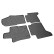 Tapis en caoutchouc sur mesure pour Volkswagen Amarok 2022- & Ford Raptor II 2022- (4 pièces), Vignette 2