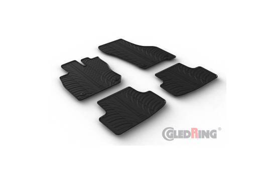 Tapis en caoutchouc sur mesure pour Volkswagen Golf VIII eTSI 2020 - (profil T 4 pièces)