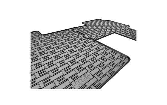 Tapis en caoutchouc sur mesure pour Volkswagen ID.Buzz Bus 2022- (2ème rangée) (2 pièces), Image 3