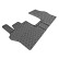 Tapis en caoutchouc sur mesure pour Volkswagen ID.Buzz Cargo 2022- (2 pièces), Vignette 3