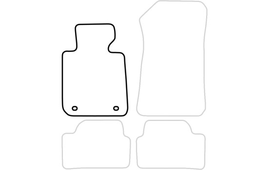 Tapis voiture Gauche Avant BMW Serie 1 E87 / E88 2004-1 pièce, Image 3