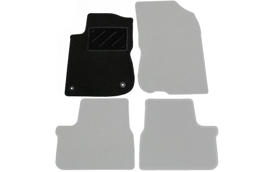 Tapis voiture Gauche Avant Peugeot 208 2012-1 pièce