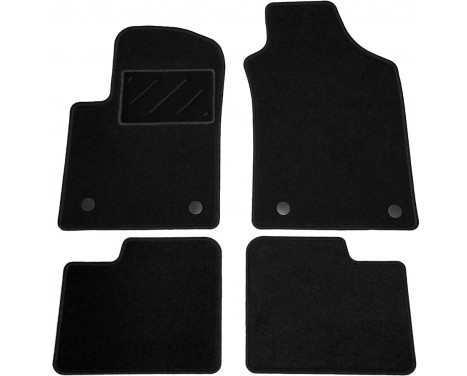 Tapis voiture pour Fiat 500 / Cabrio 2013-4 pièces