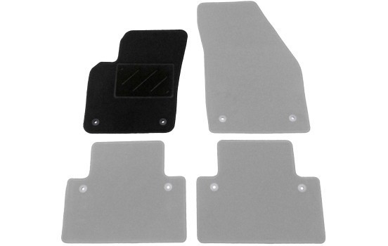 Tapis Voitureisme Gauche Avant Volvo S40 / V50 2004-2011 en 1 partie