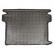 Tapis de coffre 'Design' pour Fiat Doblo MPV L2 2010- & Opel Combo D Tour 2012-2018