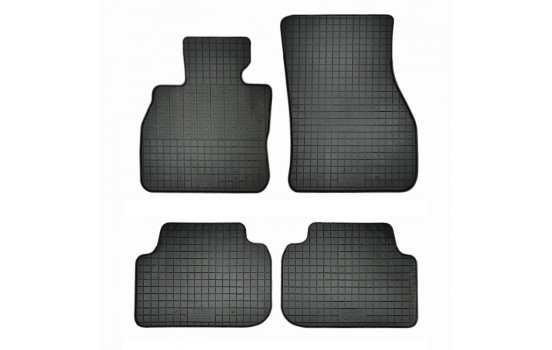 Tapis en caoutchouc adaptés au Mini Clubman F54 2015- (4 pièces + système de montage)
