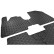 Tapis en caoutchouc adaptés pour Hyundai Ioniq 5 (NE) 2020- (3 pièces + système de montage), Vignette 3