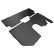 Tapis en caoutchouc adaptés pour Hyundai Ioniq 5 (NE) 2020- (3 pièces + système de montage), Vignette 4