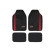 Ensemble de 4 tapis de voiture universels Red Bull Oracle, noir/rouge