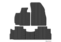 Tapis en caoutchouc Gledring adaptés à Omoda 9 SHS P (PHEV) 2025- (profil en T, 5 parties)