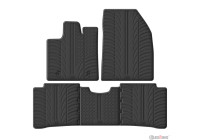 Tapis en caoutchouc Gledring adaptés au BYD Atto 3 2022- (profil en T 5 pièces)