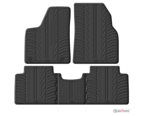 Tapis en caoutchouc Gledring adaptés au Leapmotor B10 (EV) 2025- (profil en T, 5 pièces)