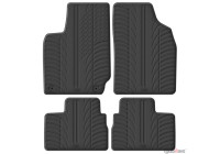 Tapis en caoutchouc Gledring adaptés au Leapmotor T03 2024- (profil en T, 4 pièces + clips de fixation)