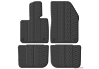 Tapis en caoutchouc Gledring adaptés au Vinfast VF8 (EV) 2022- (profil en T en 4 parties + clips de fixation)