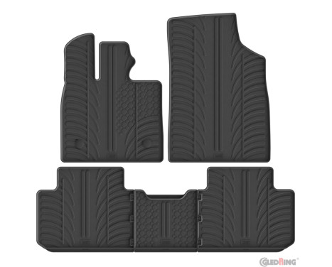 Tapis en caoutchouc Gledring pour BYD Seal U (EV) et Seal U DM-i (PHEV) 2024- (profil en T, 5 pièces)