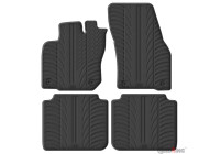 Tapis en caoutchouc Gledring pour Volkswagen Tayron (R41) 2024- (profilé en T 4 pièces + clips de montage)