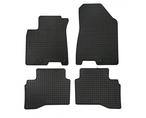Tapis en caoutchouc pour Kia Niro 2016- sauf e-Niro (4 pièces + système de montage)