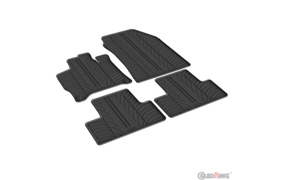 Tapis en caoutchouc pour Opel Astra L HB 5 portes MHEV 2024- (profil en T 4 pièces)