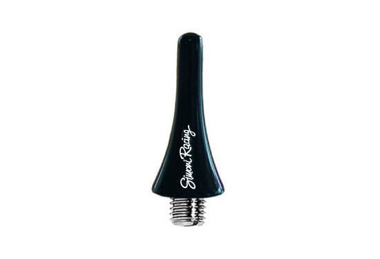 Simoni Racing Aluminium Antenne Mini - Zwart - Lengte 3cm