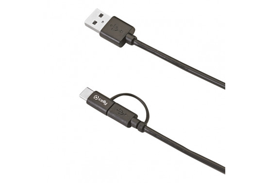 Celly Kabel Micro USB-C Adapter 1 meter