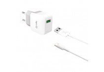 Celly thuislader USB-C 2.4A Wit