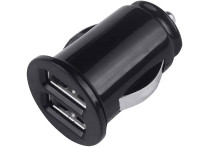 Grab 'n Go - 2.4A/12W Dual USB-A Car Charger - Black