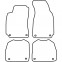 Automatten passend voor Skoda Superb 2002-2008 4-delig, voorbeeld 2