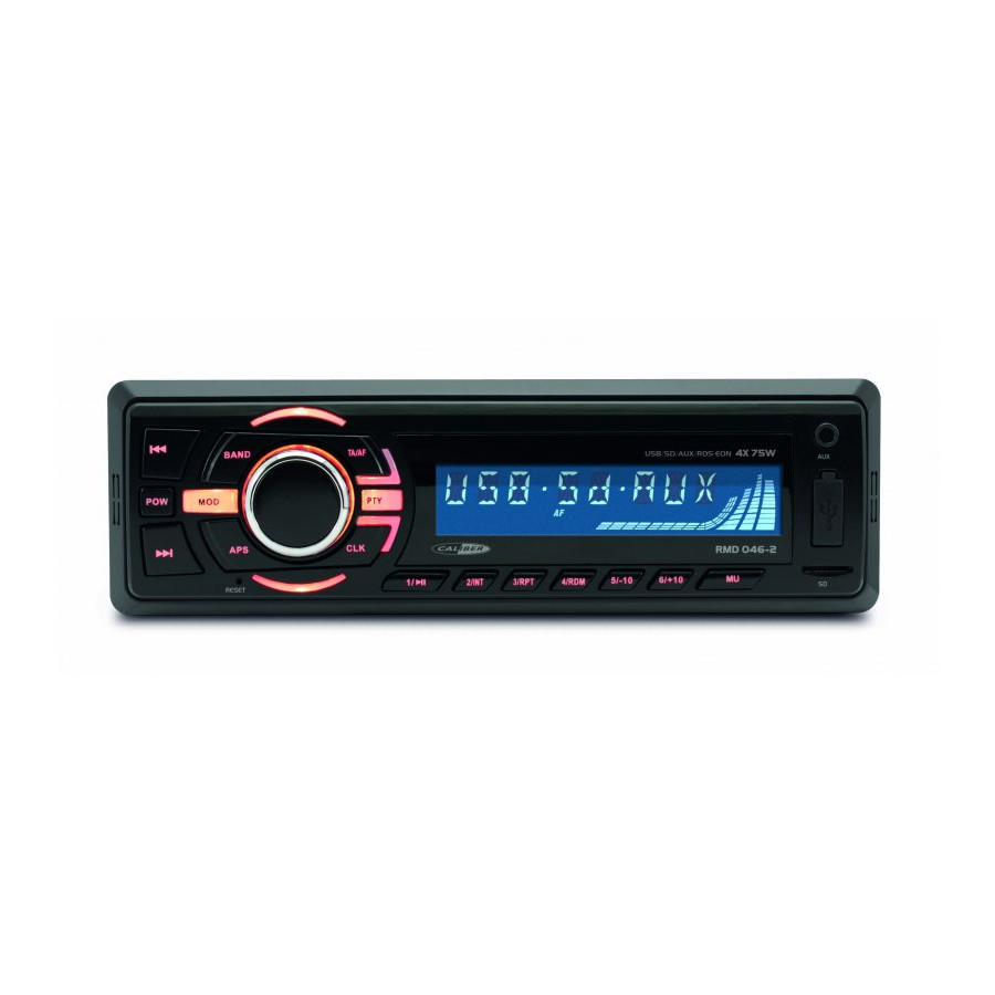 Caliber autoradio RMD046BT2 1-DIN / USB / SD | Winparts.nl - Autoradio's