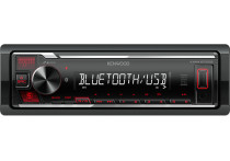 Kenwood KMM-BT209 Autoradio - USB/BT Rood