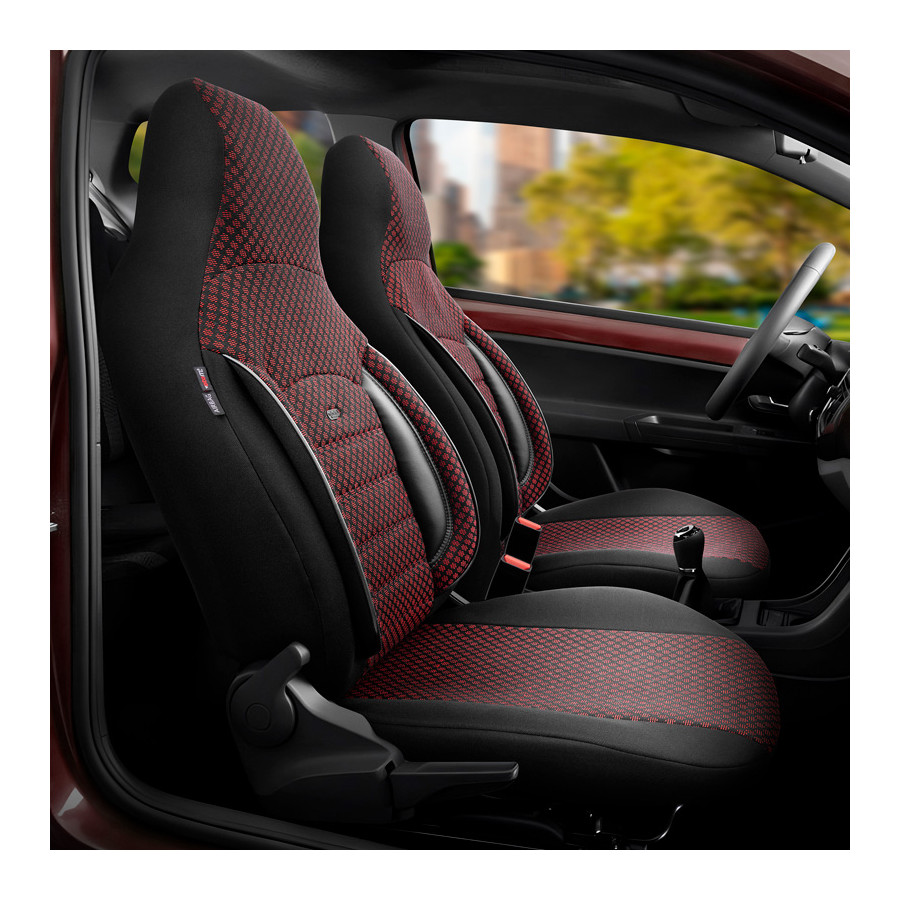 Universele Velours/Stoffen Stoelhoezenset 'Comfortline' Zwart - 11-delig - geschikt voor Side-Airbags Universele Velours/Stoffen Stoelhoezenset 'Comfortline' Zwart - 11-delig - geschikt voor Side-Airbags
