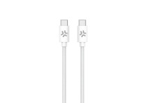 Celly USB-C > USB-C Katoen Gevlochten Kabel 1,5 meter Wit