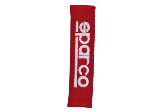 Sparco Set Gordelhoezen - Geborduurd logo - Rood