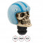Simoni Racing Pookknop Skull + Blauwe Helm, voorbeeld 2